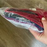 NEW Set Of 6 Crop Tank Tops ~ White Black Red Purple Coffee Navy ~ Size Small Photo 4