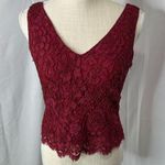 Ricki Freeman Teri Jon Nites beaded top Red Size 4 Photo 0