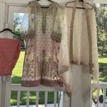 New pakistani indian Designer 3pc suit Multiple Size L Photo 4