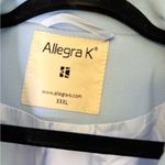 Allegra K  Light Blue Double-Breasted Coat Photo 2