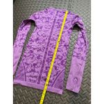 Lululemon Swiftly Tech Long Sleeve Crew Heathered Tender‎ Violet Womens 2 Purple Photo 7