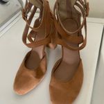Free People Faryl Robin Tan heels triple straps Sandals size 10 Photo 1