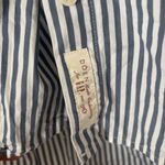 GAP X Doen Organic Cotton Eyelet Big Shirt Oversized Striped | Size XL White Photo 3