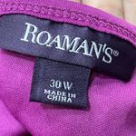 Roaman’s Solid fuschia spaghetti strap camisole / 30W / Excellent condition Photo 8