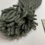 Urban Outfitters Gray Chunky Knit Pompom Scarf New with tag W-110 Photo 1