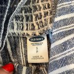 Old Navy  striped linen blend jumpsuit small Photo 4