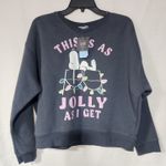 Snoopy ''This is as jolly as i get'' women's small Grayson/threads Gray Photo 0
