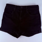 BDG Super High Rise “Spade Pin Up” Black Denim Shorts Photo 0