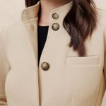 Banana Republic black knit pique cotton/poly/spandex jacket.Size MP. NWT. Photo 3