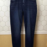 L'Agence L’AGENCE Raw Hem Marguerite Mid-Rise Dark Wash Skinny Denim - Size - 25 Photo 0