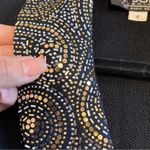 St. John Evening Jacket Blazer Long Line Bling Rhinestones Gold Black Silver 6 Photo 6