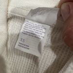 Stars Above  Womens Waffle Knit Quarter Zip Cozy Pullover In White Women’s Xs New Photo 5