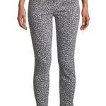 Current/Elliott CURRENT ELLIOT High-Rise Snow Leopard Jeans Sz 28 Cheetah Animal Print Photo 0
