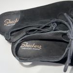 Skechers Parallel Ghillie Up Black Lace-up Wedge Sandals Photo 8