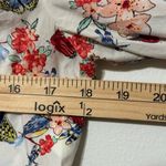 Talbots  Novelty Floral Birds Butterfly Button Down Shirt Size 4 women’s Photo 8