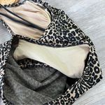 Vintage 90’s Y2K leopard high leg‎ one piece swimsuit Size 12 Photo 4