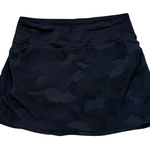 Lululemon  Pace Rival Skirt Camo Black Tennis Golf Athleisure Women's Size 4 Photo 0