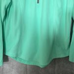 Made for life  Sea Foam Green & Gray Quarter Zip Fleece Jacket Size Medium Photo 1