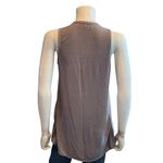 Lauren Moshi Gray Lime Green Motorcycle Graphic Tank Top Sleeveless Stretch S Photo 3