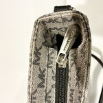 Michael Kors  Bag Silver Center Stripe Jet Set Messenger Crossbody Purse Photo 2