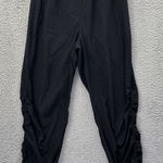 Zella High Rise Ruched Jogger Pants Black Athletic Athleisure Women Small x 27 Photo 0