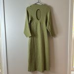 Free People  NEW Medium/Large Midi Sweater Dress Gabby Seamless Green Photo 3