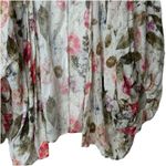 Anthropologie  Marie Shimmer Gold Floral Kimono One Size Photo 6