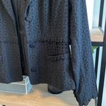 CAbi #5293 Black Eyelet Flamingo Blazer Jacket, 6 Photo 3