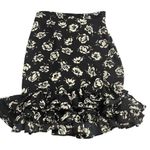 Polo Ralph Lauren Floral Black and Cream ruffle skirt size 4, Spring, Summer Photo 4
