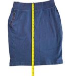 Nike pencil skirt sweat material navy size M Photo 5