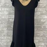 Reserved  Ponte Knit Black Dress Photo 0