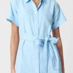 Madewell J Crew Factory Linen Blend Shirt Dress Size Small Photo 0