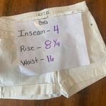 Apt. 9  Shorts 6 Crisp White Denim Cuffed Photo 3