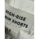 Madewell NWOT High-Rise Denim Shorts in Pure White E8927 - Size 28 Y2K STYLE Photo 5