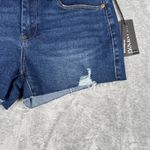 BLANK NYC Shorts Womens 4 27" Indigo Blue Denim Astor Cut Off Distressed Casual Photo 3