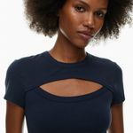Aritzia Navy Blue Top Photo 0