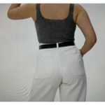 Everlane Charcoal Grey Wool Yak Blend Knit Cozy Stretch Crop Vest Tank Top Sz L Photo 2