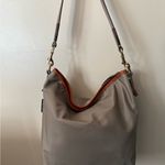 Dooney & Bourke WAYFARER BAG TAN HOBO BOHO 12x13” 10” Handle Drop T Photo 2