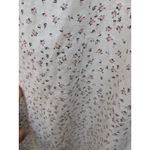 Christy Dawn  Peyton Maxi Dress Women's Ivory Red Linen Floral Size Small Photo 5