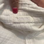 CP Shades  White Cotton Dress/Tunic Top Long Sleeves‎ Pockets Size Small Gauze Photo 6