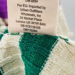 Free People Gidget Ivory Striped Long Sleeve V-Neck Knit Sweater Dress Size M Photo 9