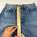 Boyish Billy Greed Womens 25 Blue Denim Cotton High Rise Medium Wash Button Fly Photo 12