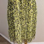 Romeo + Juliet Couture  Women's Size Large Yellow Black trim Lacy Dress NWT Photo 2