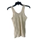 Victoria's Secret  Y2k Women's Size XS Lace Ivory‎ Sheer Cami Tank Top Photo 4