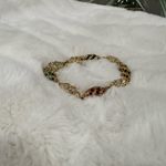 Jackie Kennedy Camrose Kross Swarovski Crystal Egg Gold Tone Bracelet Photo 3