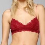 Honeydew® Intimates for Madewell Camellia Flower Lace Bralette size Large Red Photo 0