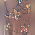 Urban Outfitters  UO Samara Mesh Strapless Midi Dress XL Brown Floral Whimsigoth Photo 11