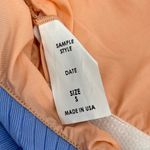 POLO RALPH LAUREN Swimsuit Size Small NEW SAMPLE Ribbed Stripe Blue Open Back Photo 2