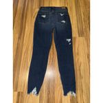 American Eagle  Women's 8 Jeans Blue Curvy Highest Rise Jegging Jeans Distressed Photo 6