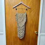 Sandy Liang Lily Leopard Print Sleeveless Ruched Mini Dress Bodycon 6 Photo 14
